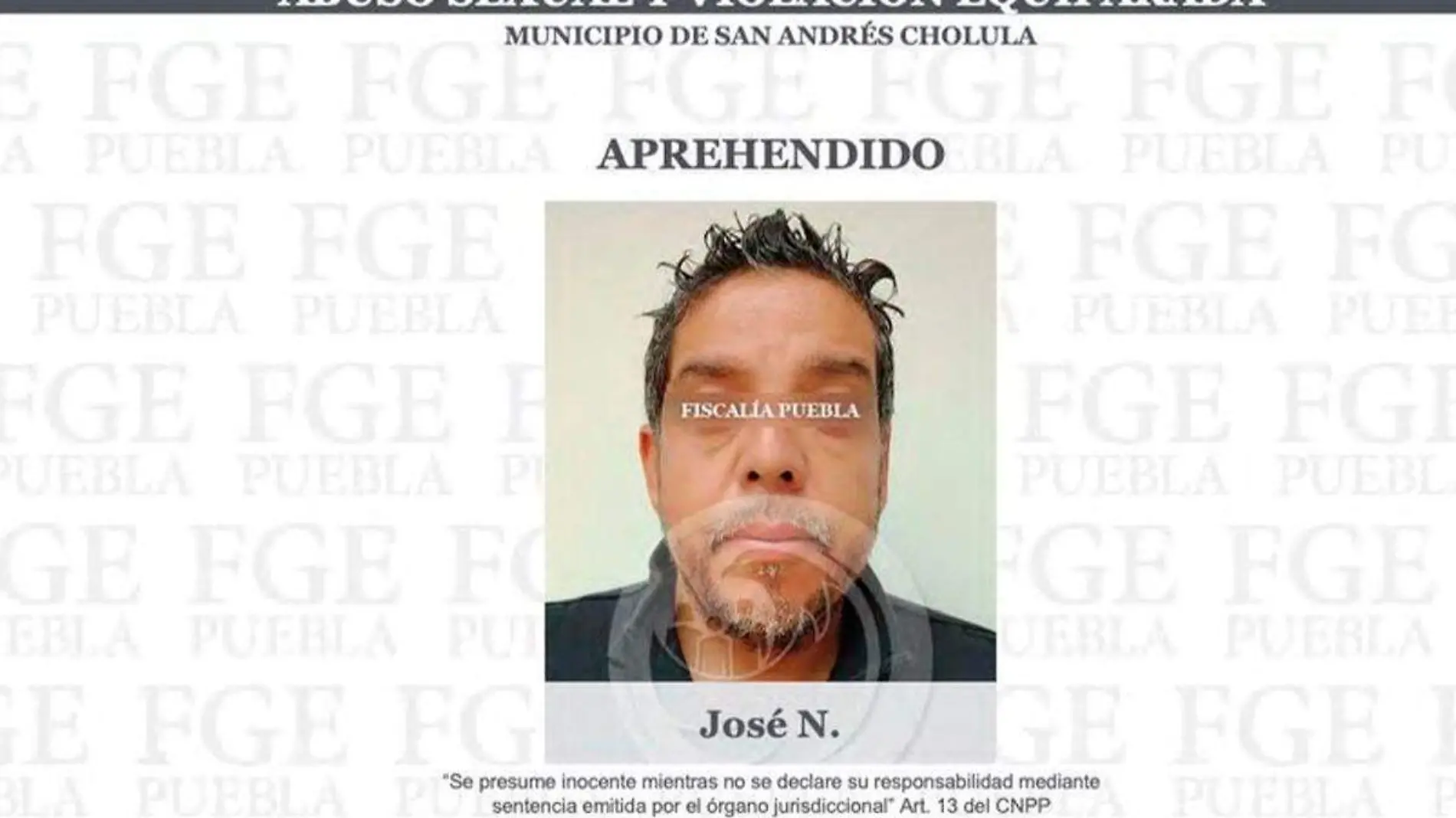 profesor detenido por abusar sexualmente de menor en Cholula